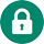 Cyber security lock icon