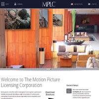 Screenshot MPLC homepage
